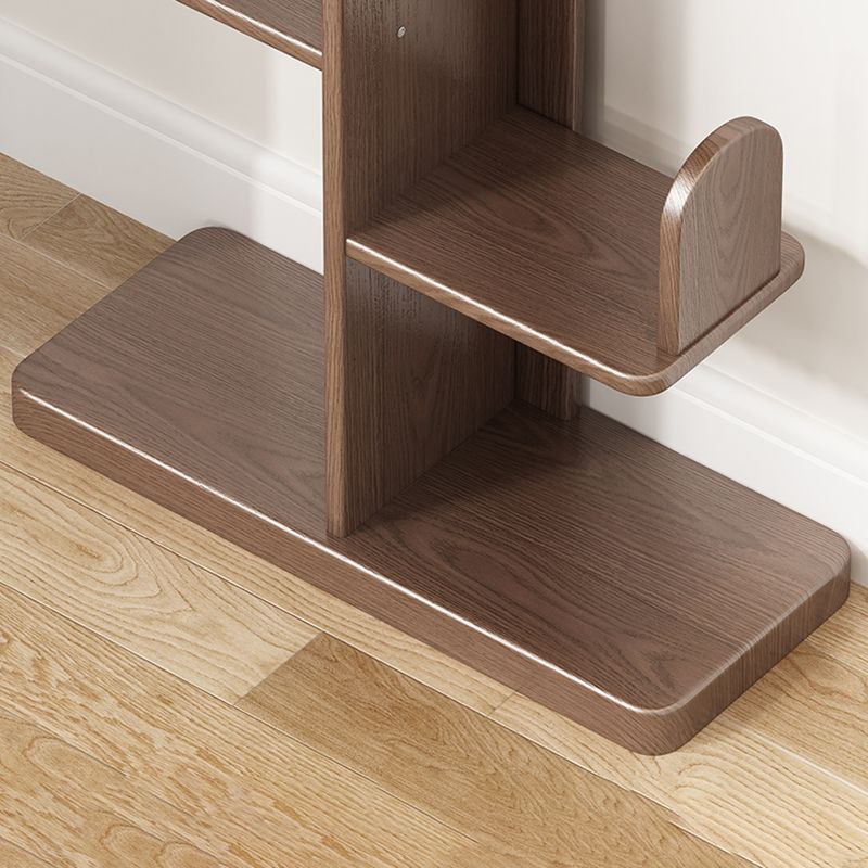 Modern Open Back Standard Book Shelf Wooden Bookcase for Study Room