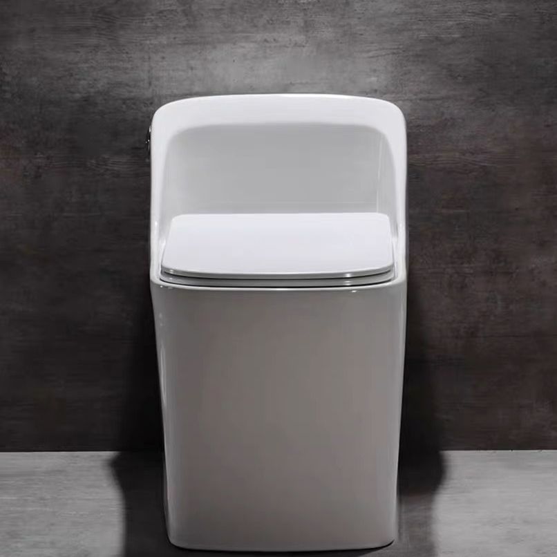 Modern Siphon Jet Toilet Bowl Floor Mount Flush Toilet with Toilet Seat