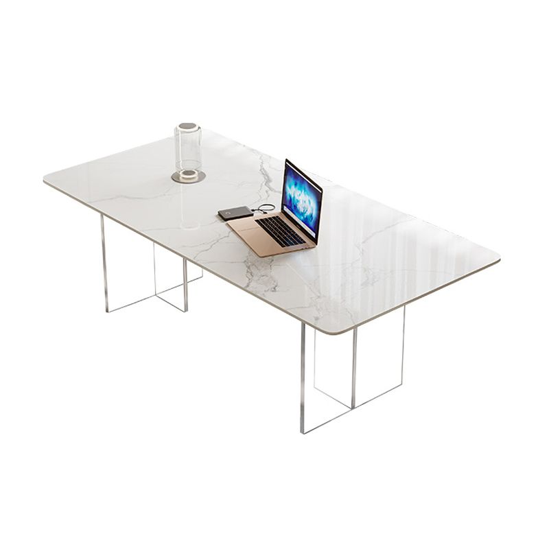 Contemporary 1/2/5/6 Pieces Dining Set Rectangle Acrylic Dining Room Set