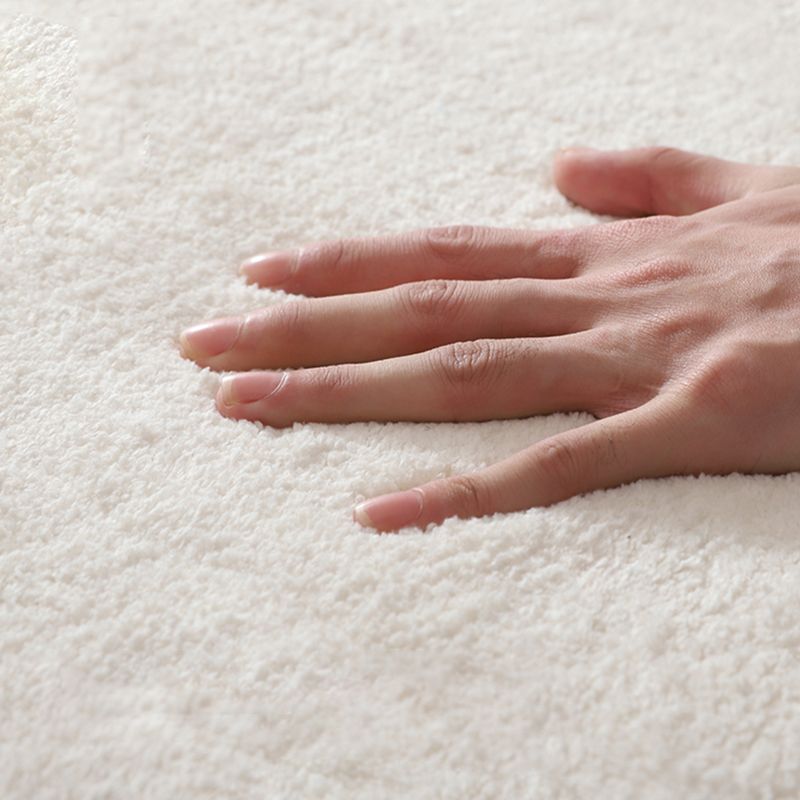 White Modern Carpet Leopard Pattern Polyester Area Rug Non-Slip Backing Rug for Home Decor