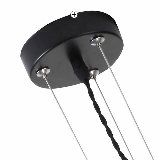 1 pendentif cylindrique léger moderne table de salle à manger en verre soufflé à la main