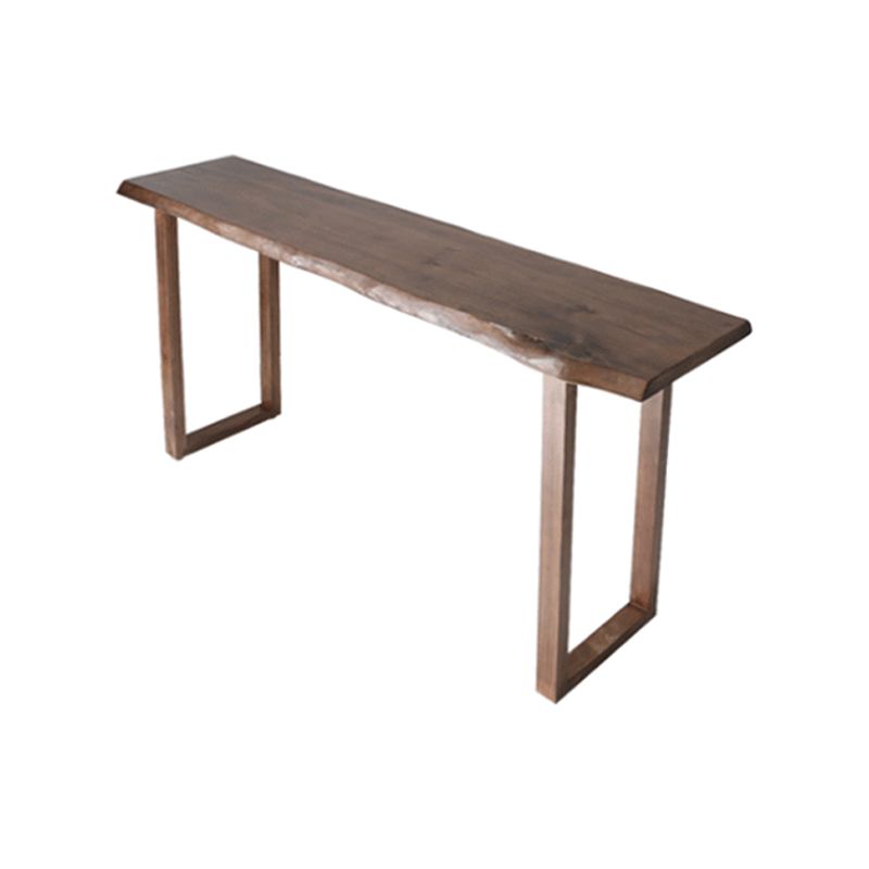 Brown Bar Stool and Table Set 1/4/5 Pieces Solid Wood Pub Table Set