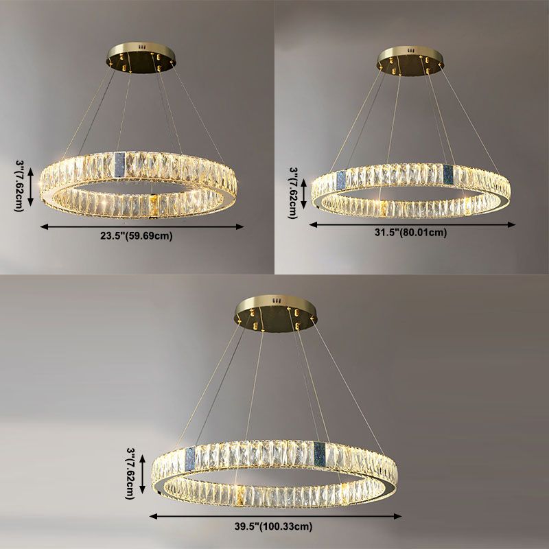 Modern Simple Light Luxury Style Led Hangende kroonluchter Licht voor woonkamer eetkamer