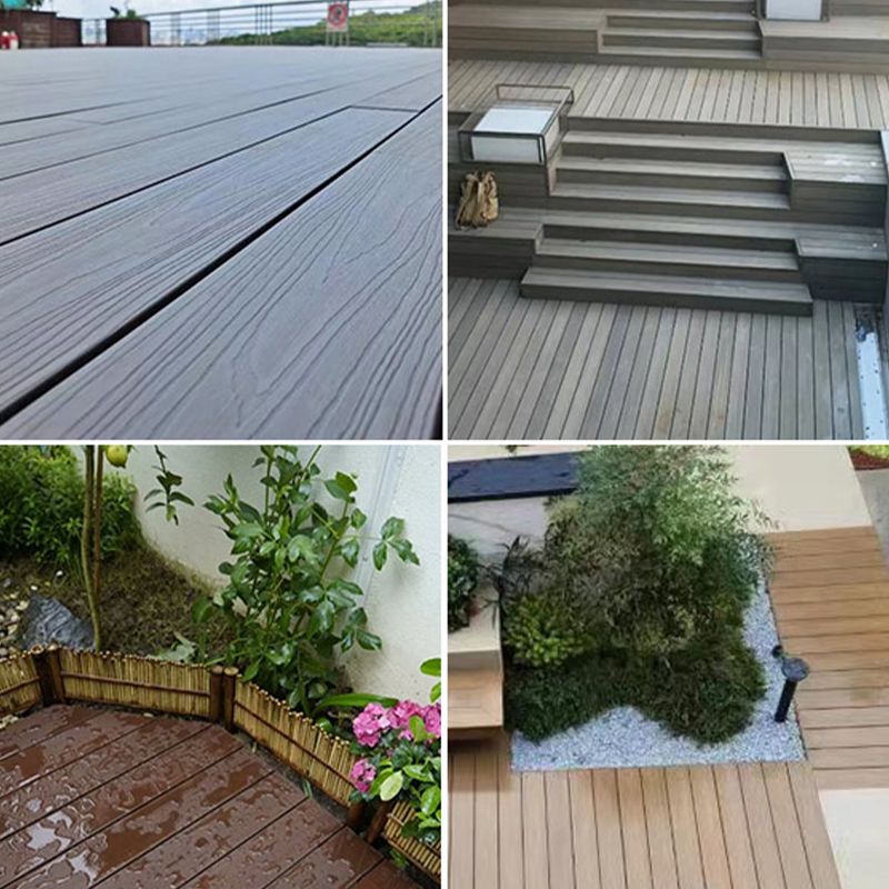 Contemporary Wooden Wall Planks Engineered Hardwood Deck Tiles