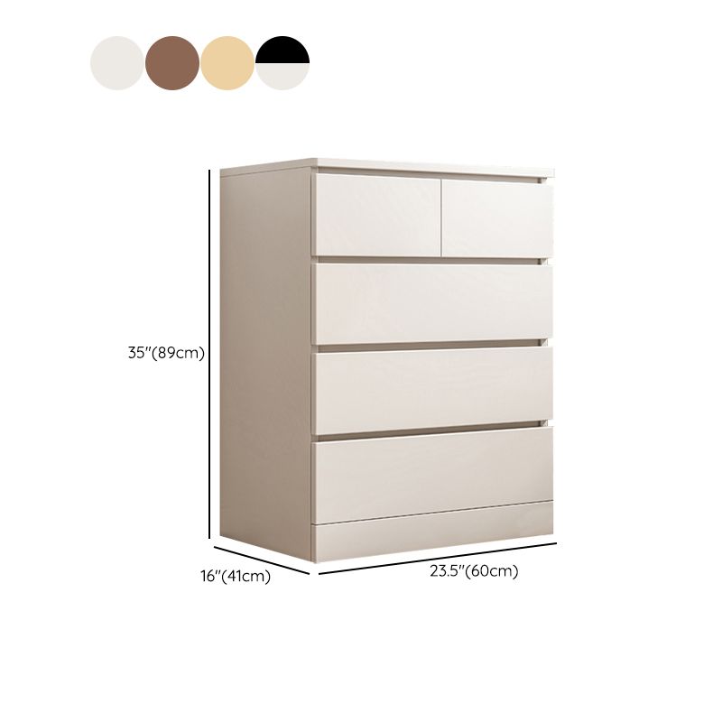 Vertical Storage Chest Dresser Modern Storage Chest with Drawers