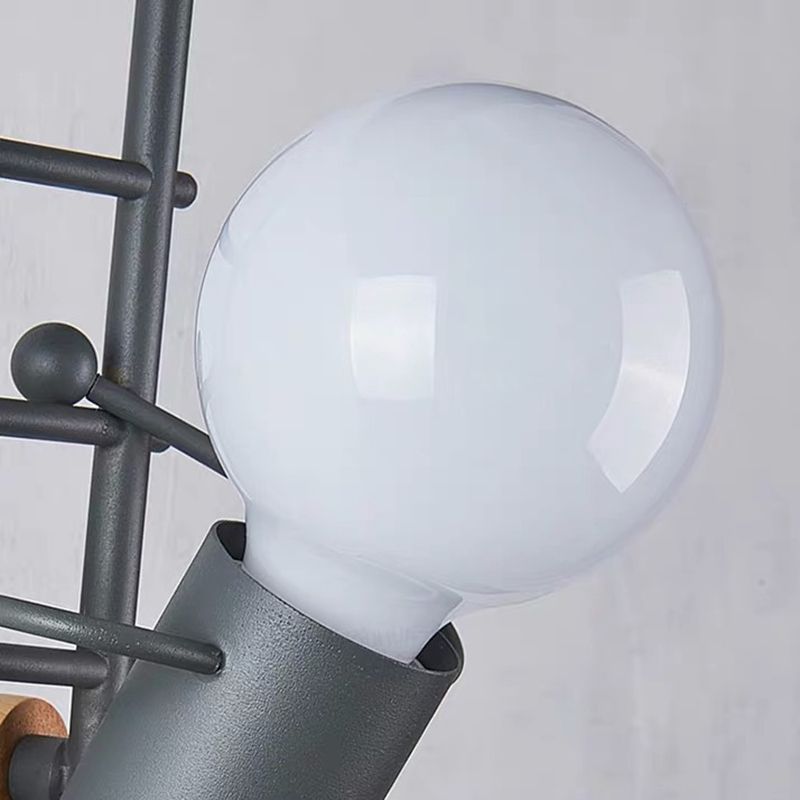 Metal Unique Shape Wall Light Kid Style 1 Light Wall Light Sconce