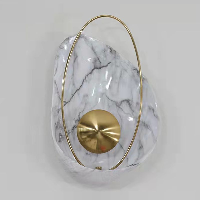 16" High Nordic Metal Wall Light Geometric LED Wall Sconce for Living Room