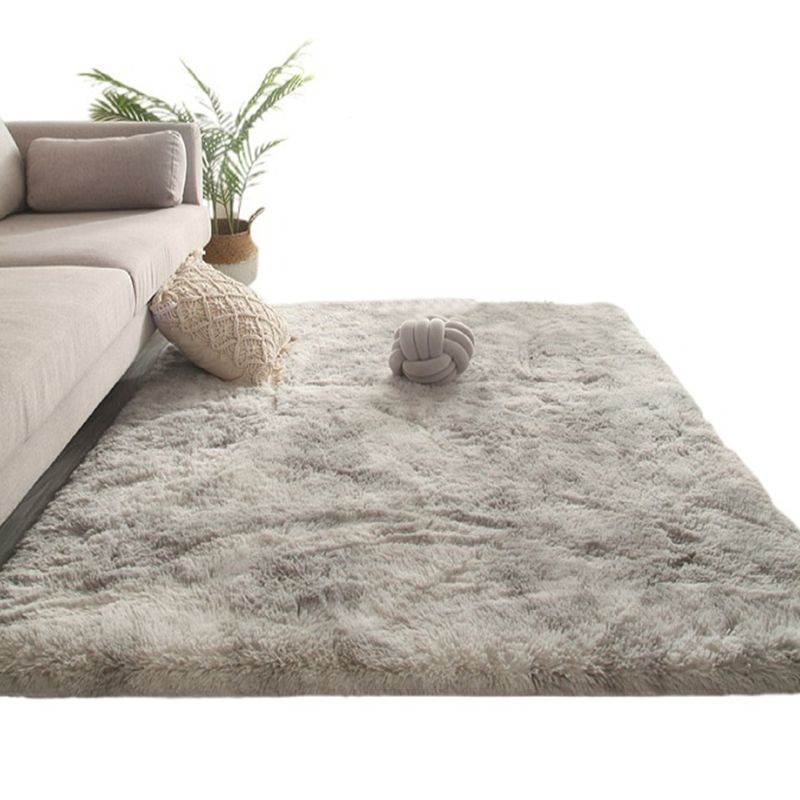 Nordic Tie Dye Rug Plush Indoor Rug Non-slip Carpet for Bedroom and Living Room
