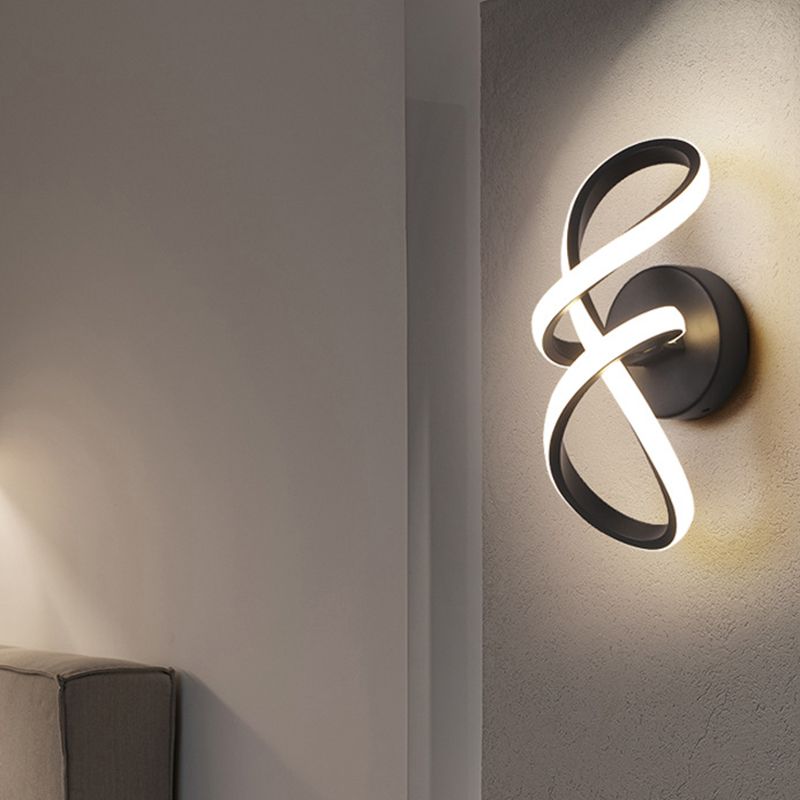 Metal Geometric Wall Sconce Contemporary 1 Light Wall Mount Light