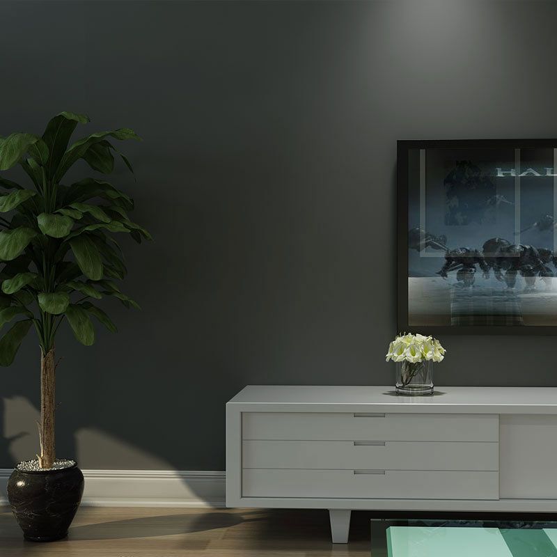 Plain Color Stain-Resistant Non-Pasted Wallpaper, 33 ft. x 20.5 in