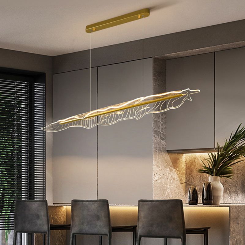 Nordic LED Island Lighting Fixture Creative Acrylic Pendant Light for Dining Room
