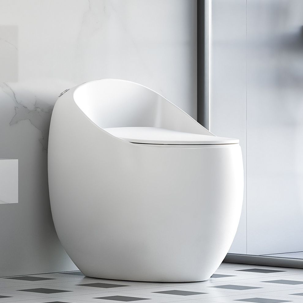 Floor Mount Flush Toilet Modern Concealed Tank One-Piece Toilet with Slow Close Seat