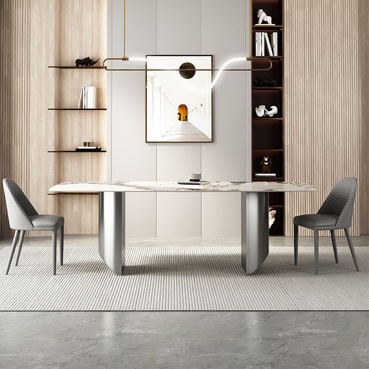 Designer Style 1/3/4/5/6 Pieces Dinette Set Sintered Stone Dining Table and Chairs