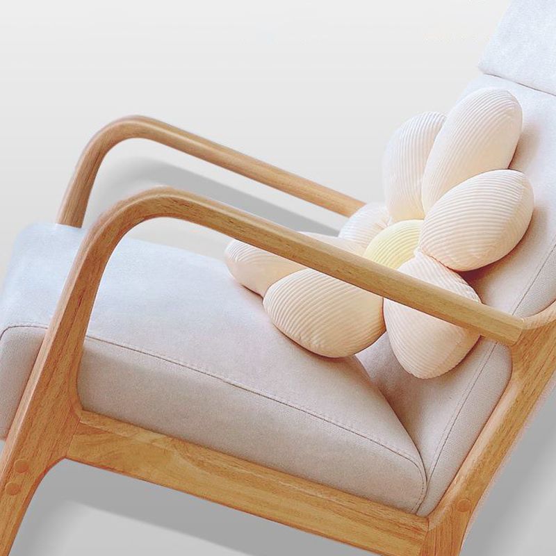 Contemporary Rocker Chair with Pillow and Frame Glider for Living Room