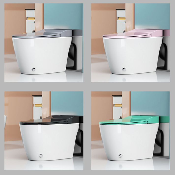 Modern Siphon Jet Toilet Concealed Tank Flush Toilet with Toilet Seat