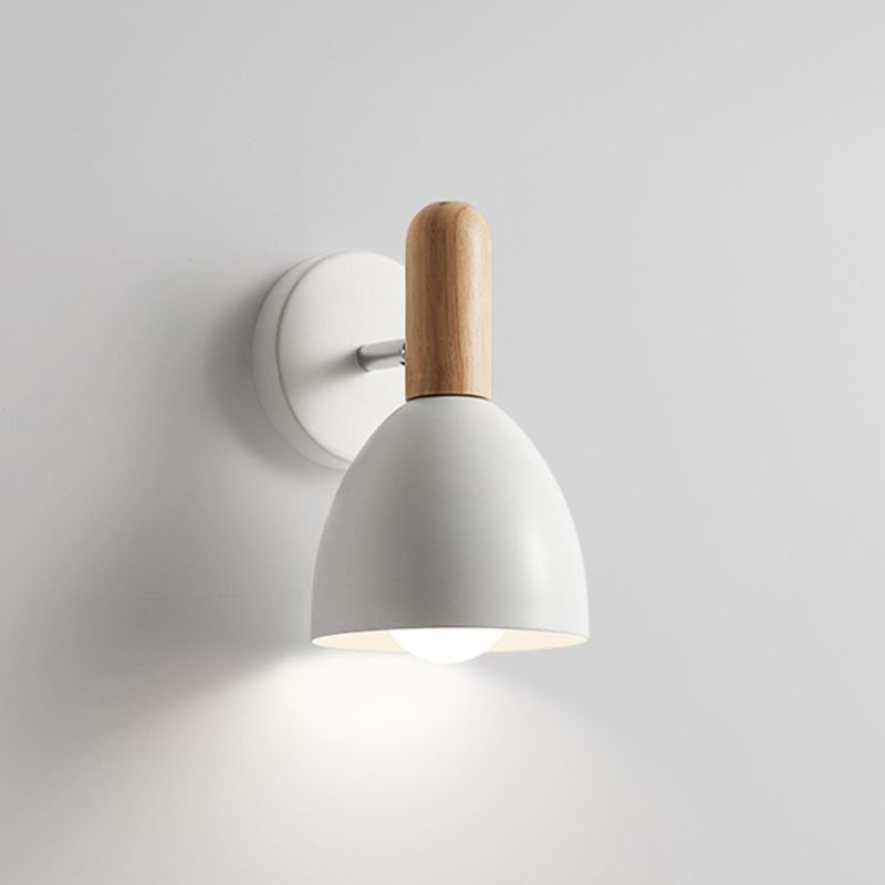 Wall Sconce Lighting Flared Modern Style Metal 1 Head Wall Mounted Light Fixture