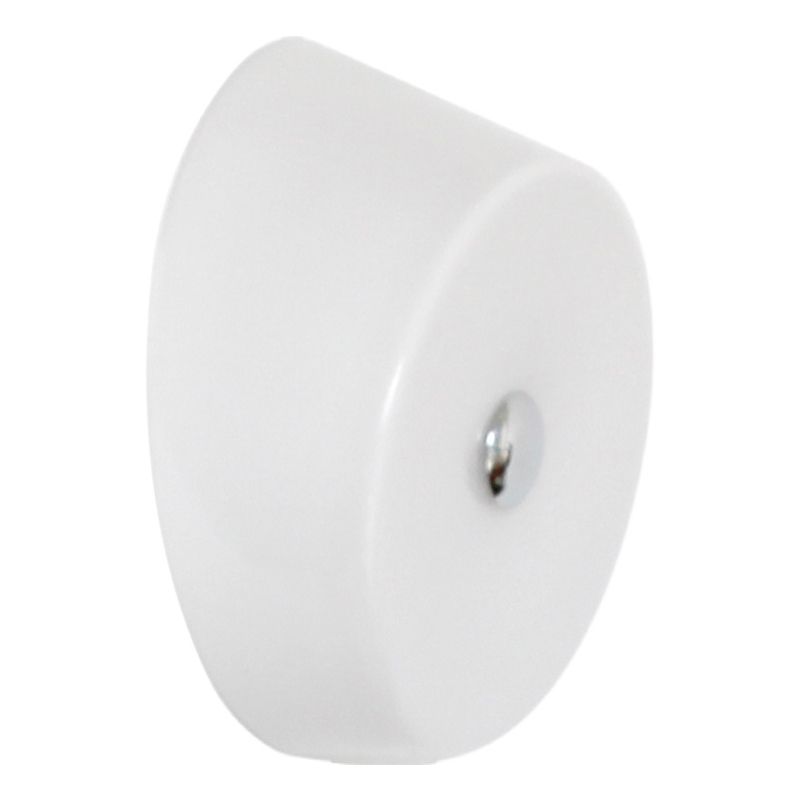 Glass Round Wall Sconce Lights Modern Style 1 Light Wall Mounted Lamps in White