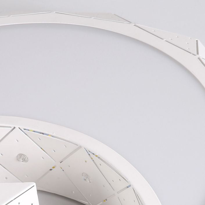 Moon And Star Flush Mount Ceiling Light 1 Light Acrylic Modern Flush Mount Ceiling Light for Bedroom