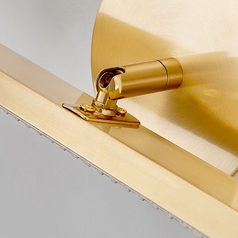 Zeitgenössische 1-leichte Wandleuchte Metall Lineares Wandmontage Licht für Badezimmer