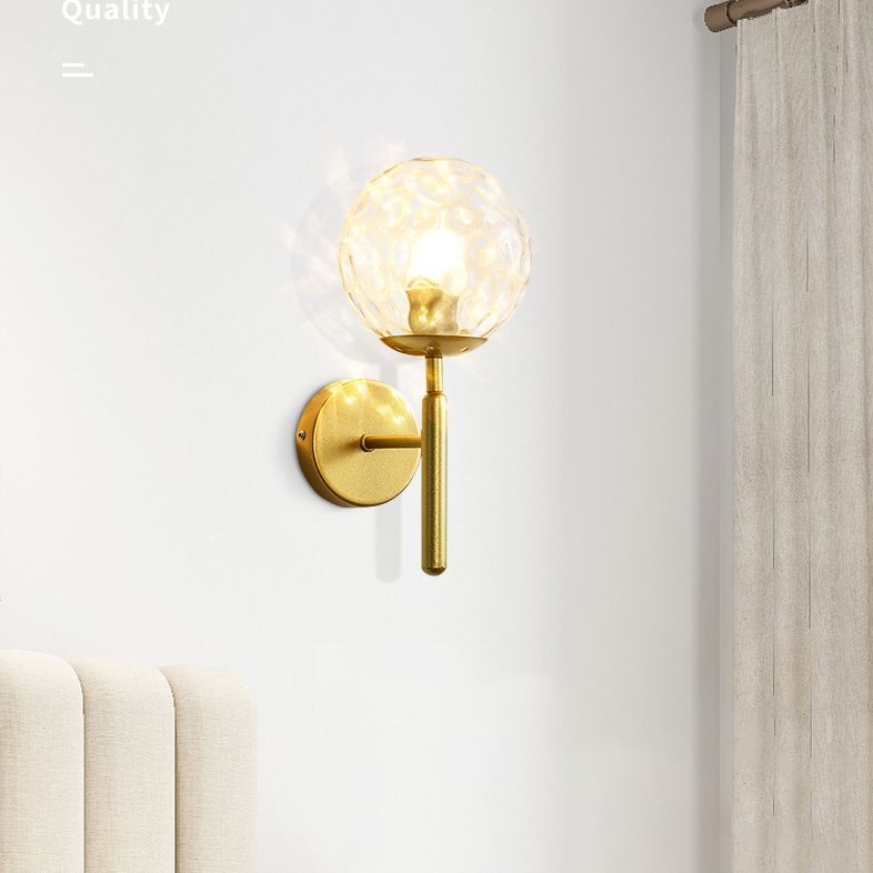 1 luminaire luminaire mural en verre clair