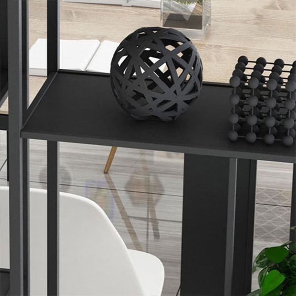 Contemporary Iron Etagere Bookshelf Vertical Office and Living Room Bookcase