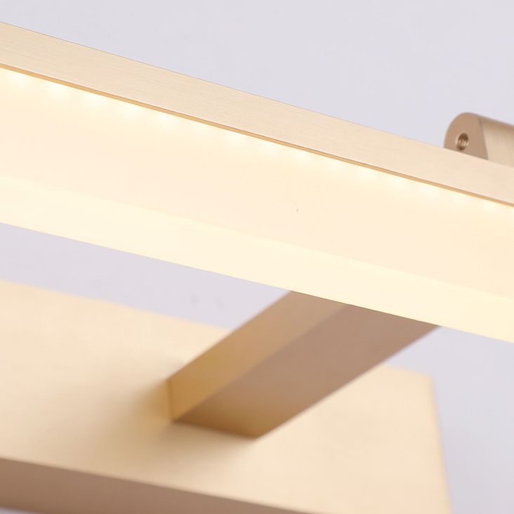 Modern Simple Mirror Cabinet Bathroom Wall Lights Metal Linear LED with Swivel Lamp Head Ambient Vanity Light