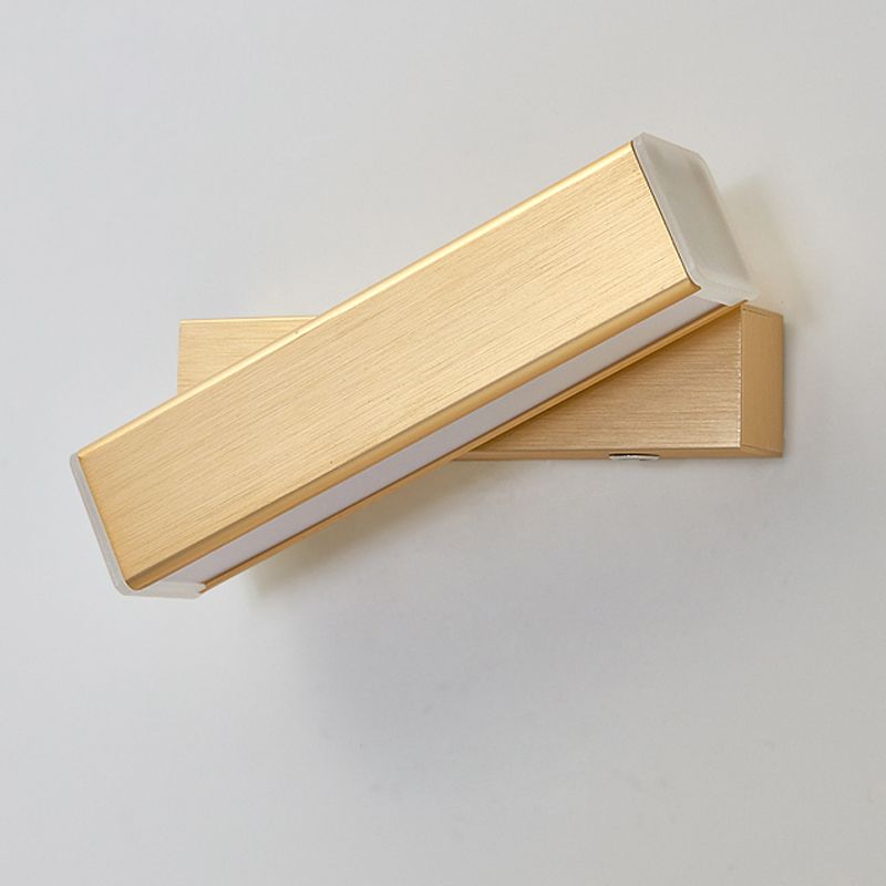 Luz de pared de pared giratoria interior nórdica lámpara de montaje de pared LED de estilo simple