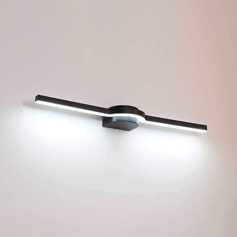 Metal Thin Vanity Wall Sconce Modern Style 1 Light Vanity Lighting Fixtures