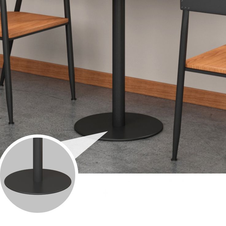 Modern Dining Set 1/3/4/5 Pcs Metal Frame Dining Table and Chairs