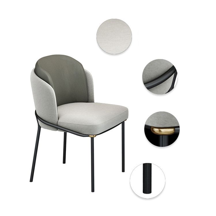 Contemporary Sintered Stone Dining Table Set Round 1/2/4/5 Pieces Dining Set