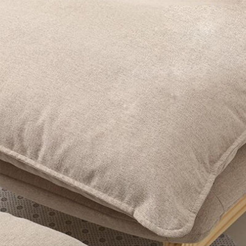 Contemporary Fabric Armless Removable Slipcover Lounge Accent Chair