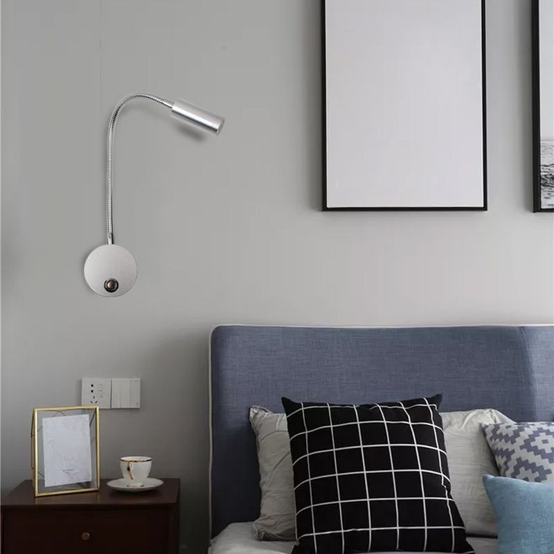 Metal Wall Light Modern Style 1 Light Wall Sconce for Bedroom