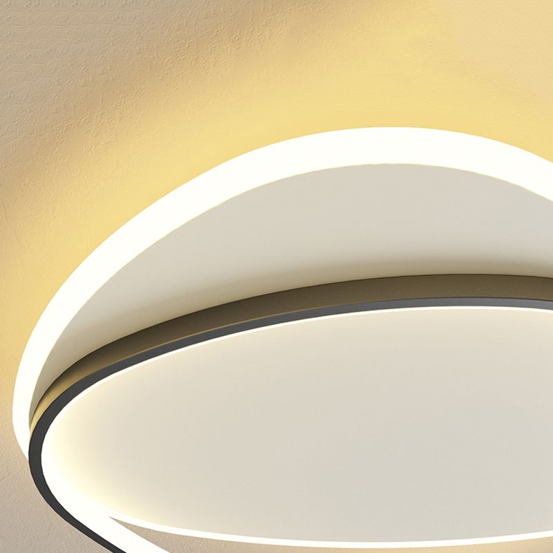 Le métal circulaire a mené la lumière affleurante menée par style moderne d'appareils d'éclairage de plafond de bâti affleurant