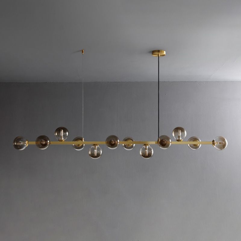 Contemporary Island Light Glass Hanging Light for Dining Room