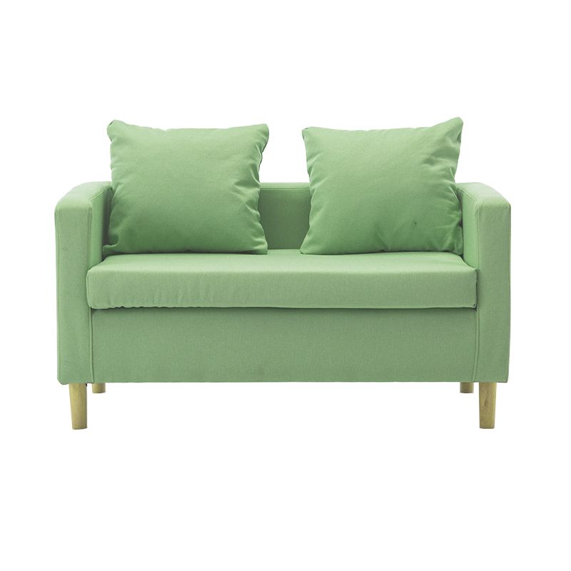 Contemporary Loose Back Standard Square Arm Slipcovered Seating
