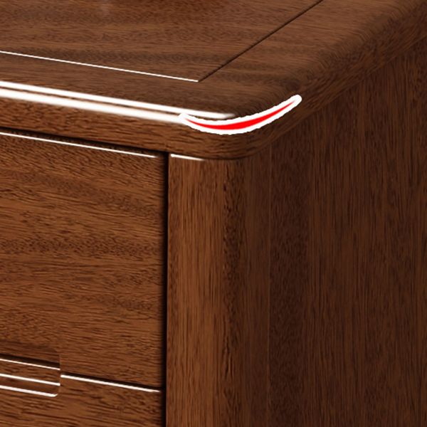 Contemporary Storage Chest Solid Wood Dresser with 3/4/5/6 Drawers