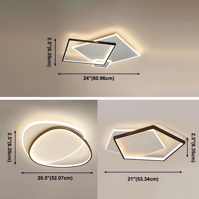 Nordic Style Modern Simple LED Ceiling Lamp for Living Room Children's Room