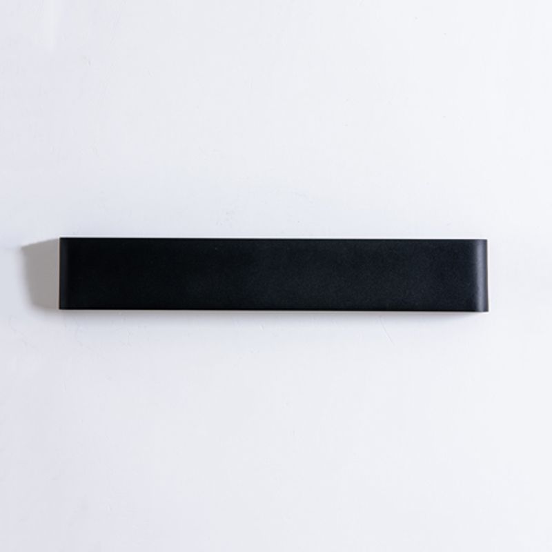 Rectangle Shape Metal Wall Lighting Ideas Modern Style Wall Mounted Light Fixtures