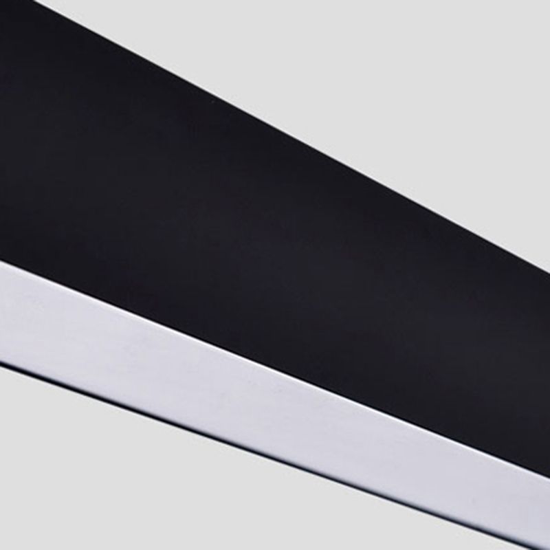 Rectangle Shape LED Ceiling Lamp Modern Aluminium 1 Light Flush Mount for Balcony