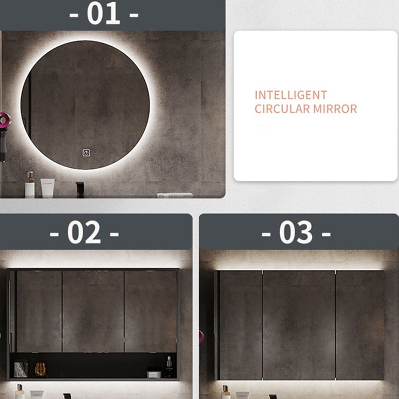 Contemporary Sink Vanity Bathroom Vanity Cabinet with Mirror Cabinet