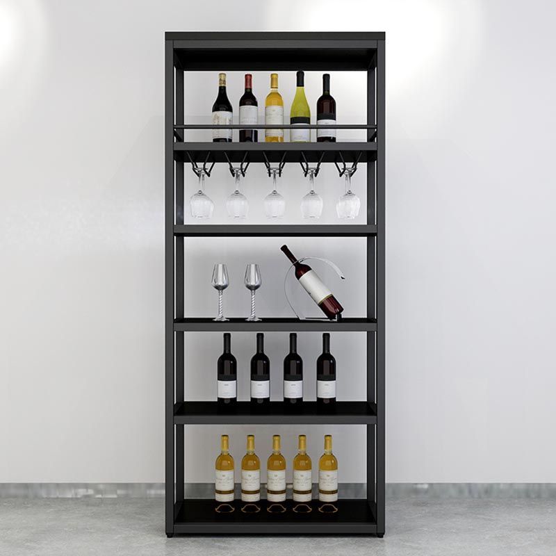 Modern Floor Wine Glass Stemware Rack Holder Metal Wine Rack