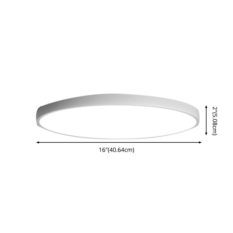 Moderne LED-Deckenleuchten zur Oberflächenmontage, Lampenschirm aus Metall für das Wohnzimmer