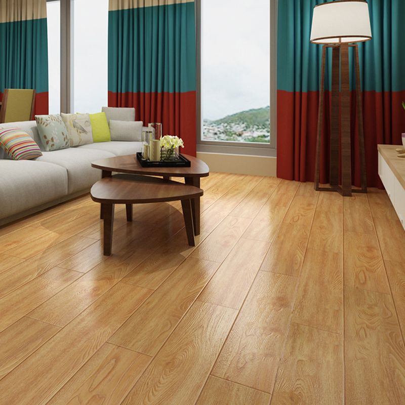 Solid Wood Laminate Floor Modern Style Laminate Floor with Scratch Resistant