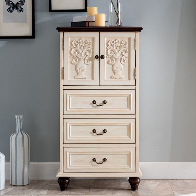 15.6-inch Width Solid Wood Storage Chest Traditional Dresser