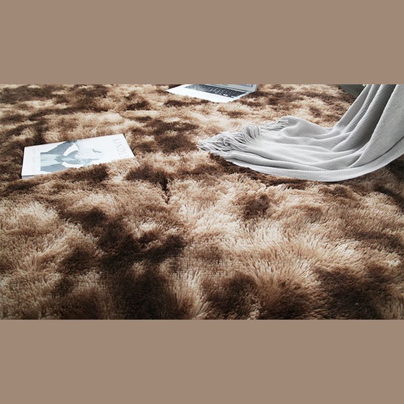 Tapis rond tei-coloré
