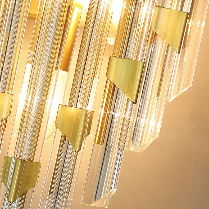 Soggiorno SCONCE LUCE LUCE Crystal Crystal 3/5 Luci Affronta del supporto a parete