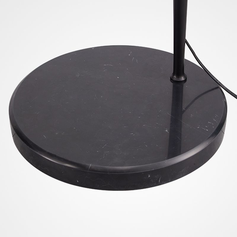 Minimalist Floor Lamp Adjustable 1 - Light Linear Floor Lighting in Black/White