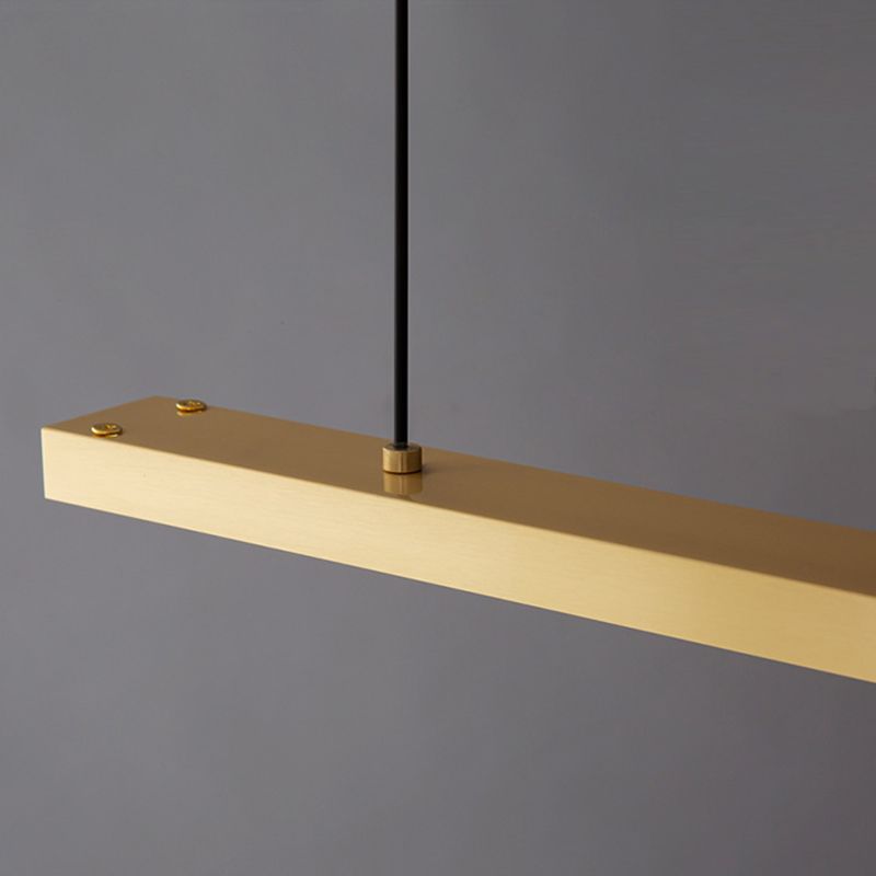 Modern Pendant Lighting Fixtures Metal 1 Light Island Light Fixture for Dining Room