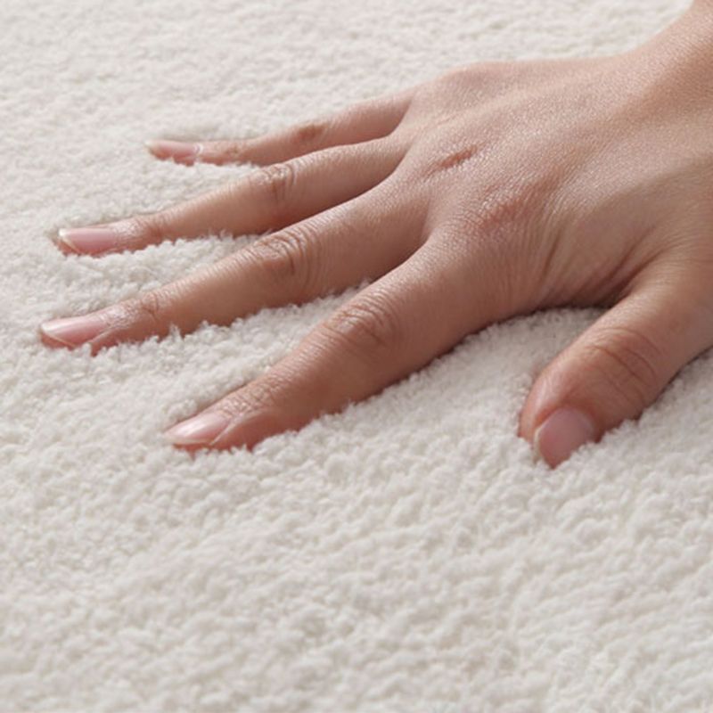 Black Modern Rug Blending Stripe Rug Non-Slip Backing Rug for Living Room