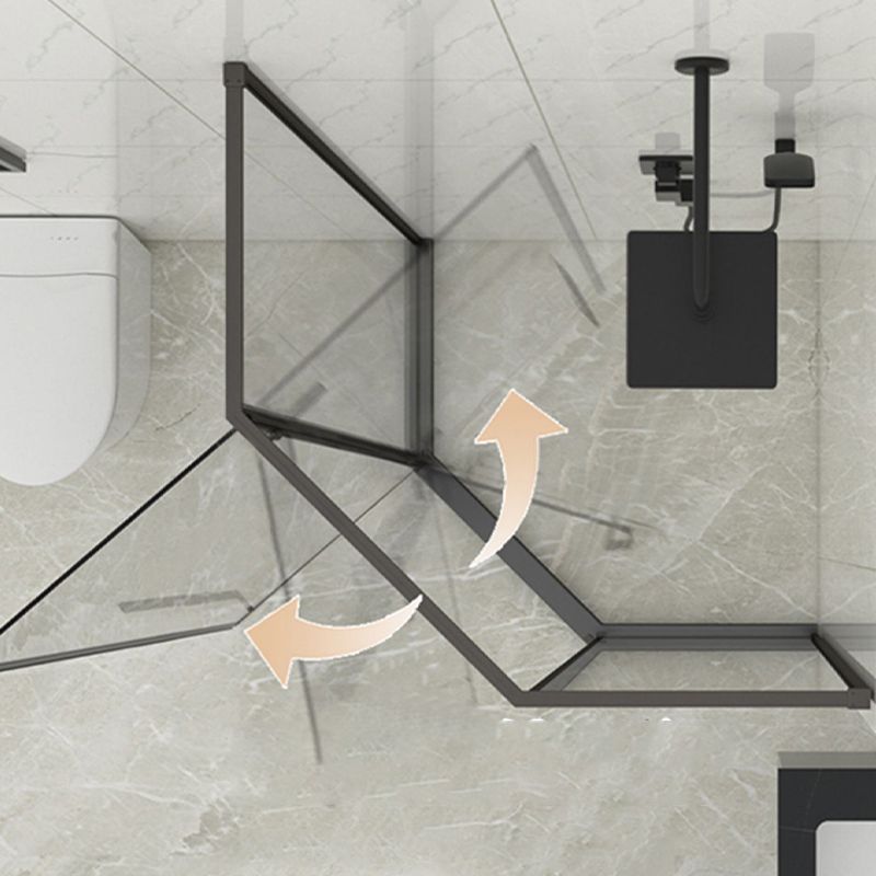 Tempered Framed Shower Bath Door Clear Scratch Resistant Shower Doors